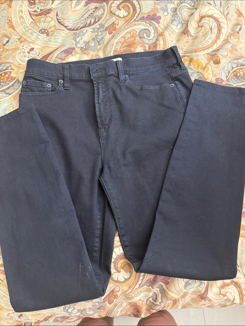 Slim Straight Black Jeans